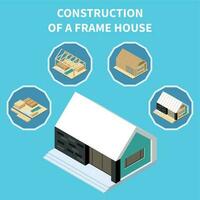 Modular Building Concept vector