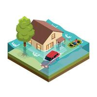 Natural Disaster Concept vector