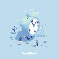 Deadline Alarm Productivity Composition vector