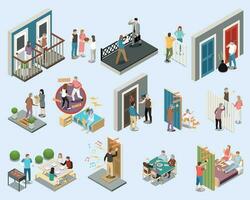 Neighbors isometric Set vector