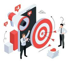 Business Target Strategy Composition vector