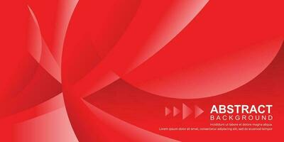 Abstract red gradient circle geometric futuristic background vector