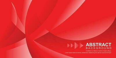 Abstract red gradient circle geometric futuristic background vector