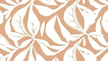 Brown leaves interlaced background design vector