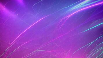 Attractive and futuristic violet blue neon light, data transfer concept background photo