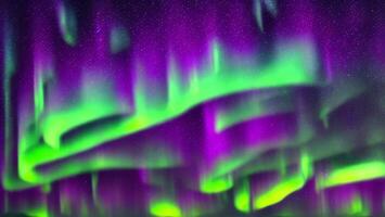 Beautiful gradient aurora sky, relaxation concept AI generated photo