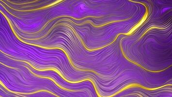 The purple water with golden sand, luxury and mystery concept photo