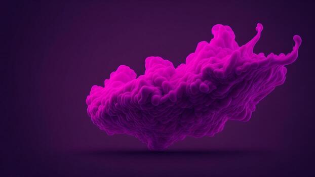 resumen rosado fumar con oscuro antecedentes ai generado foto