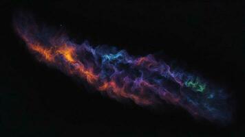 Colorful nebulae and dark skies, the vastness of the universe AI generated photo