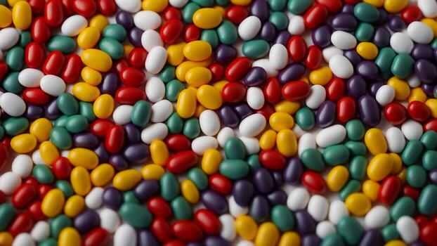 arco iris píldora arreglo antecedentes ai generado foto