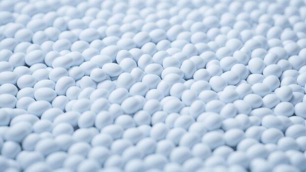 blanco píldora arreglo antecedentes ai generado foto