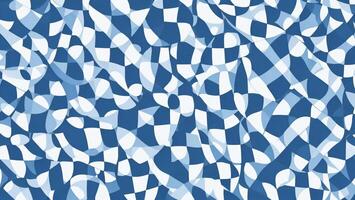 Irregular blue and white block layers woven background photo