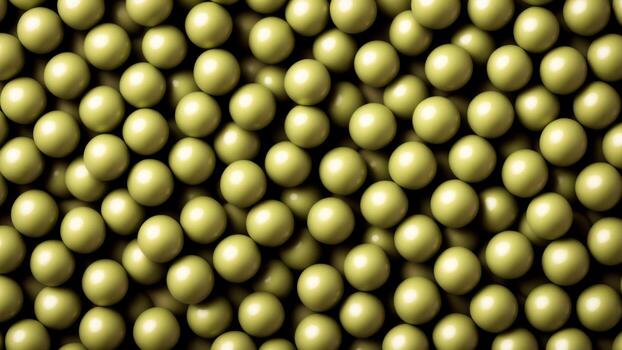 Filled with green balls background, life force concept, atoms photo