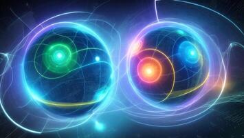 Future Sensing Satellite Technology High Speed Space Data Transmission Concept Network photo