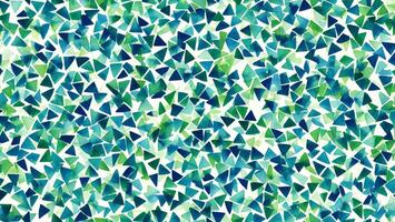 Watercolor blue-green gradient color triangle confetti interlaced art background photo