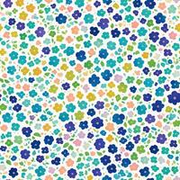 small rainbow flowers tile seamless repeating pattern photo
