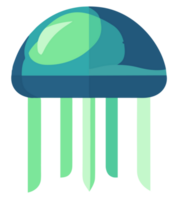 semplice verde Medusa icona trasparente sfondo ritagliare generativo ai ai generato png