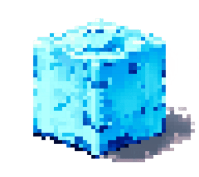 is kub pixel konst ikon transparent bakgrund generativ ai ai genererad png