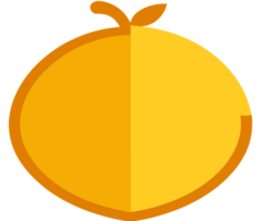 Summer mango icon delicious cool and sweet transparent background generative ai AI generated png