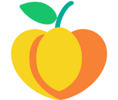 Summer mango icon delicious cool and sweet transparent background generative ai AI generated png