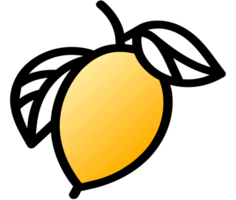 Summer mango icon delicious cool and sweet transparent background png