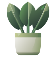 Monstera Deliciosa Blätter Fenster Pflanze Symbol transparent Hintergrund generativ ai ai generiert png