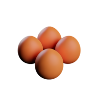 delicioso huevos paquete icono transparente antecedentes generativo ai ai generado png