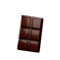 3D sweet delicious chocolate festival icon transparent background generative ai AI generated png