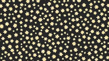 yellow maple leaves black background, tile seamless repeating pattern photo