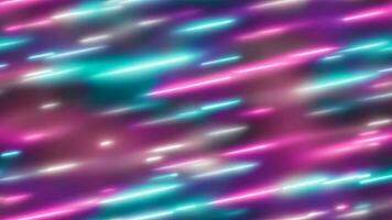 Futuristic high speed blue pink neon light AI generated photo