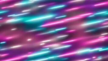 Futuristic high speed blue pink neon light photo