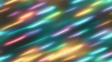 Futuristic high speed rainbow color neon light photo