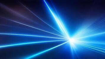 high speed blue beam of future technology transmission concept photo