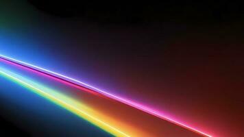 high speed rainbow beam ray of future technology transmission concept AI generated photo