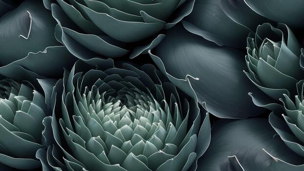 alcachofa flor loseta sin costura repitiendo modelo ai generado foto