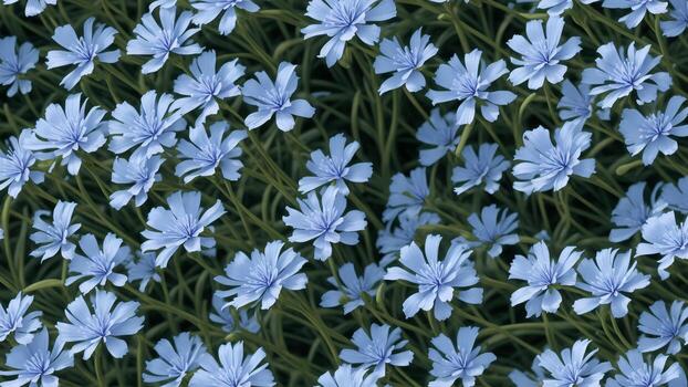 agapanthus flor florecer sin costura repitiendo modelo ai generado foto