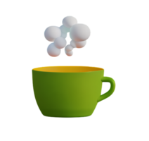 groen thee mok kop koffie mok keramisch heet Gezondheid verfrissend ai gegenereerd png