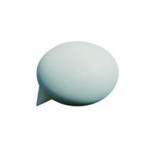dialog box white 3d speech bubble ai generated png