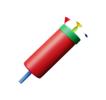 Cracker Konfetti Party Feuerwerk Spiel Dekoration Thema Aktivität planen Versammlungen rot Symbol ai generiert png