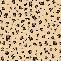 Abstract Modern Leopard Seamless Yellow Color Pattern vector