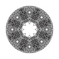 mandala dibujado a mano. decoración en ornamento étnico oriental doodle vector