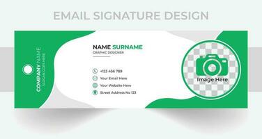 EMAIL SIGNAURE DESIGN vector