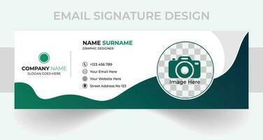 EMAIL SIGNAURE DESIGN vector