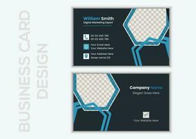 Creative business card. Creative and Clean Business Card Template. Modern business card design vector