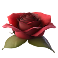 Red Rose Flower Clipart Transparent - png