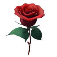 Red Rose Flower Clipart Transparent - png