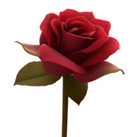 Red Rose Flower Clipart Transparent - png