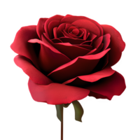 Red Rose Flower Clipart Transparent - png