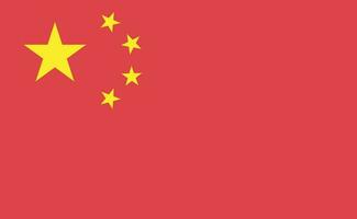 vector chinese flag