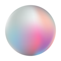 Gradient circle shape, holographic vibrant round icon. Multicolor buttons can be used in banner, social media, web, as design element. png